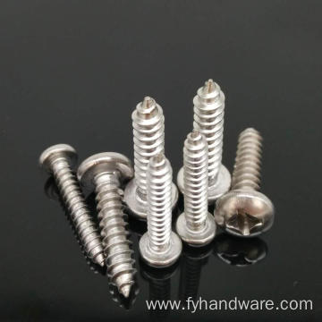 304 Stainless Round Head Phillips Pan self-tapping screw